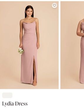 Birdy Grey Lydia Dress - Dusty Rose Cowl Slip Gown